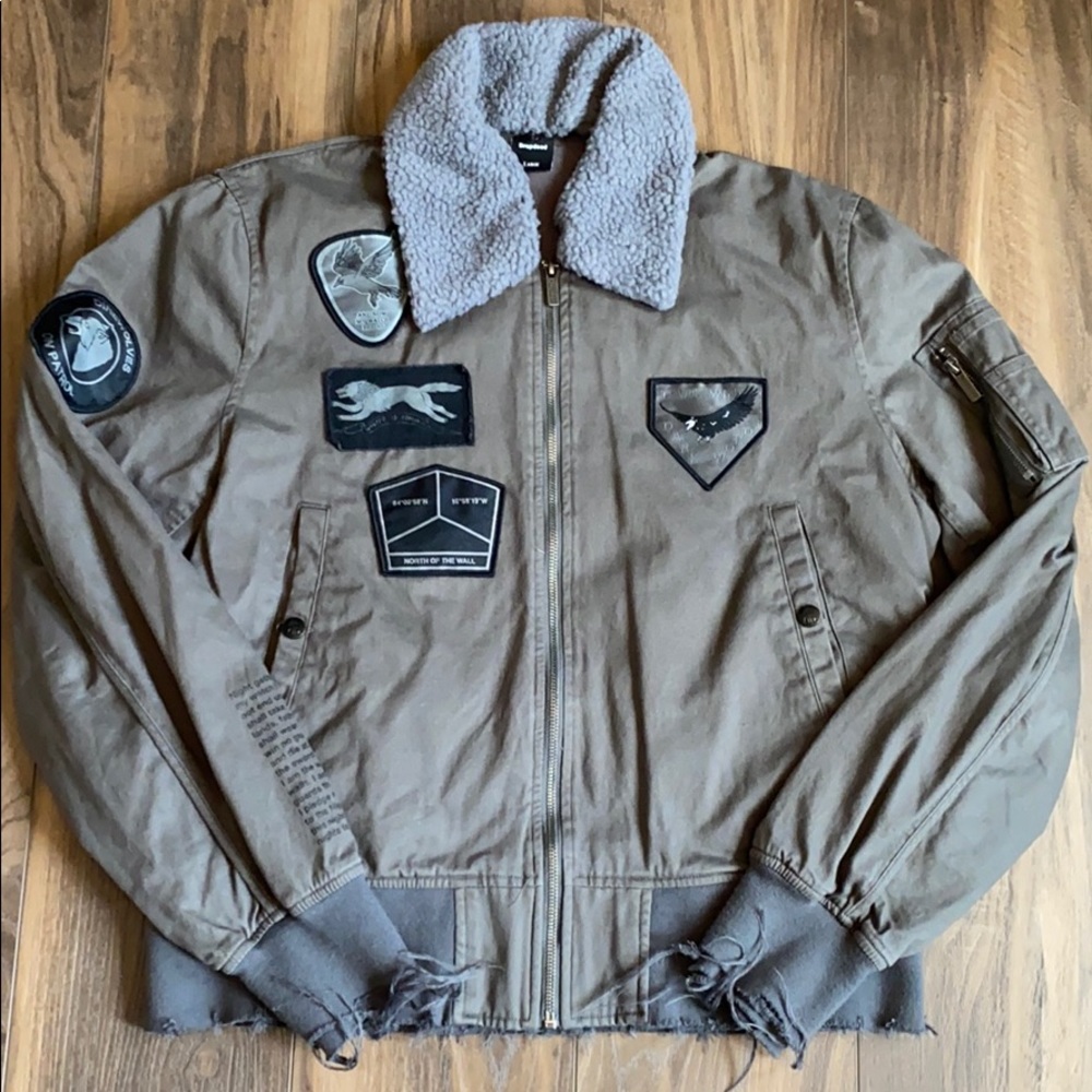 DROP DEAD x GOT  bomber jacket